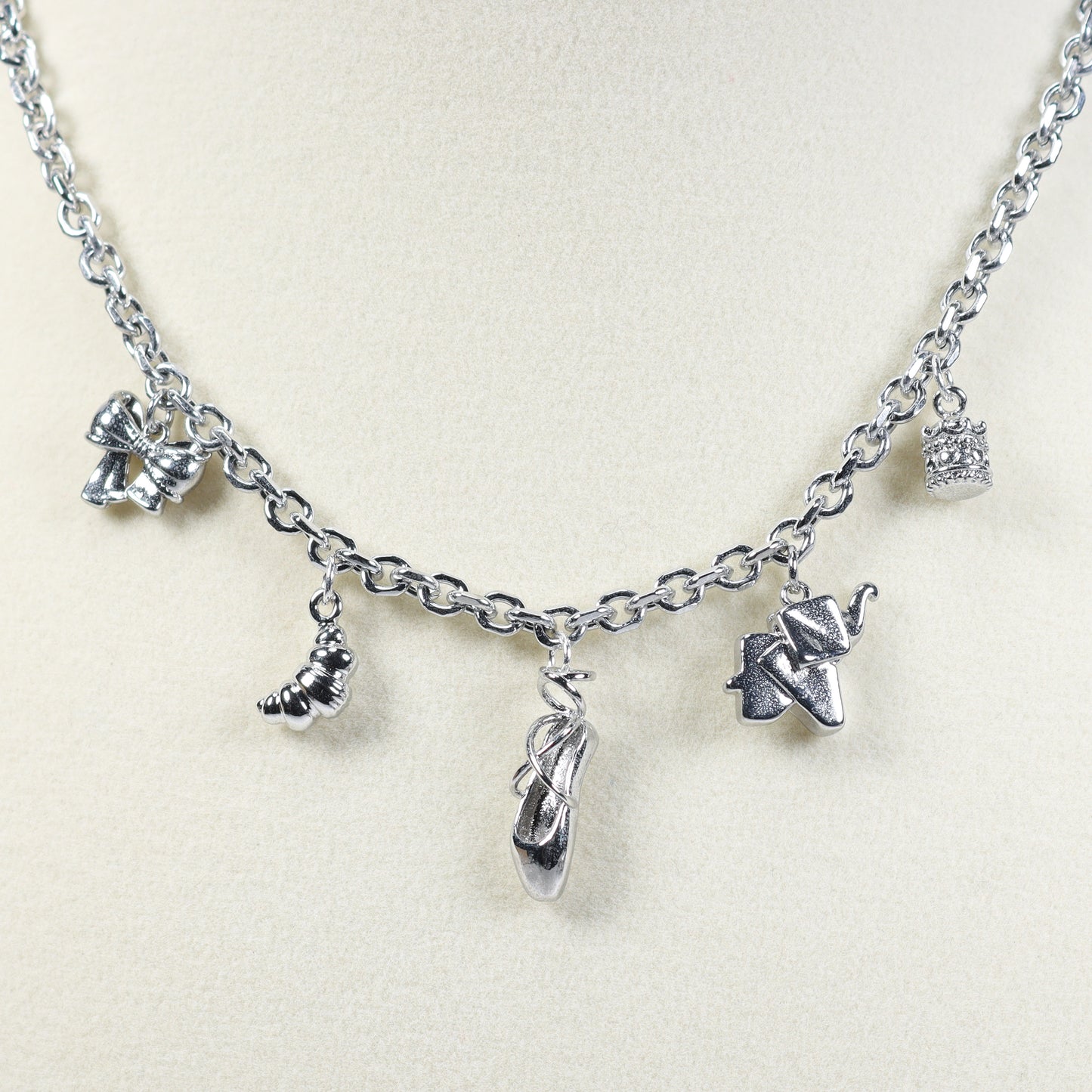 Silver Charm Necklace No 5