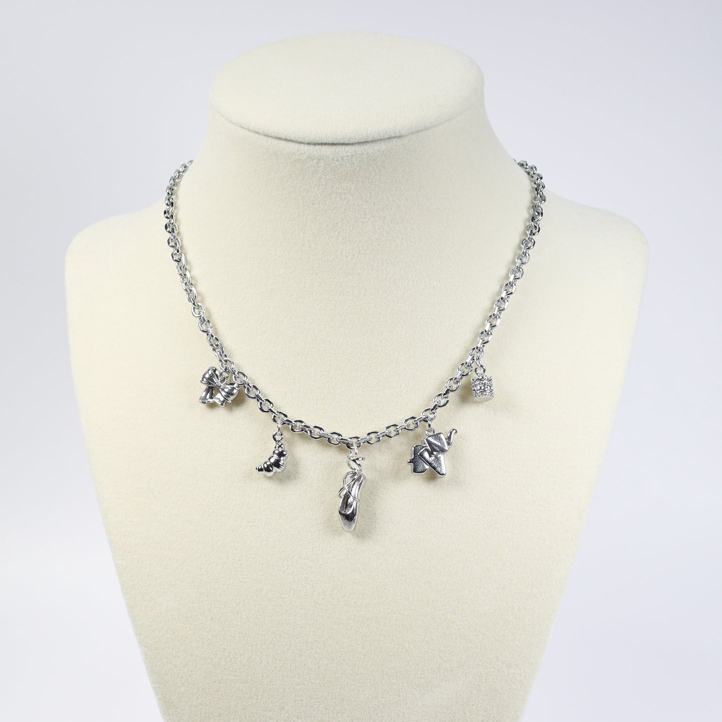 Silver Charm Necklace No 5