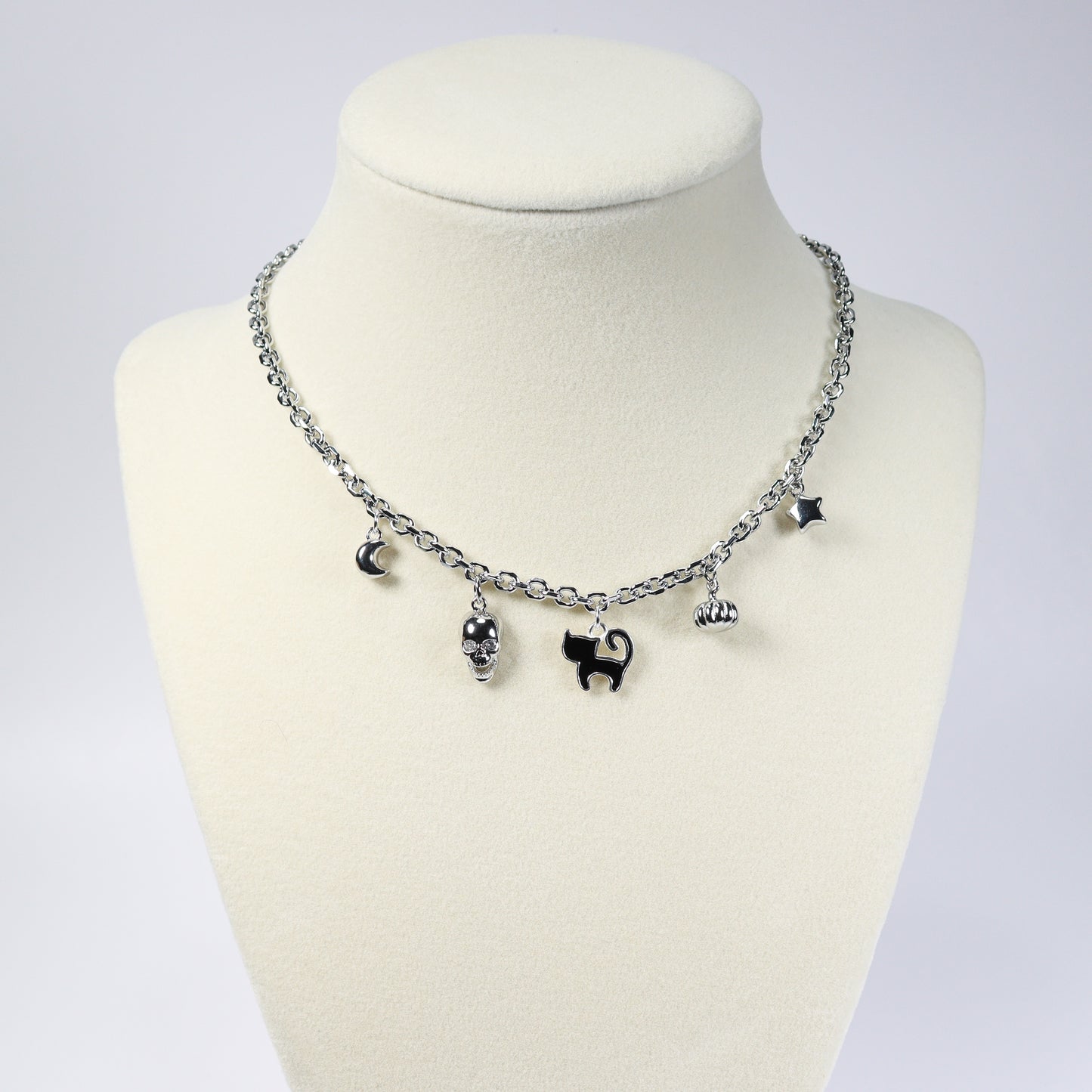 Silver Charm Necklace No 12
