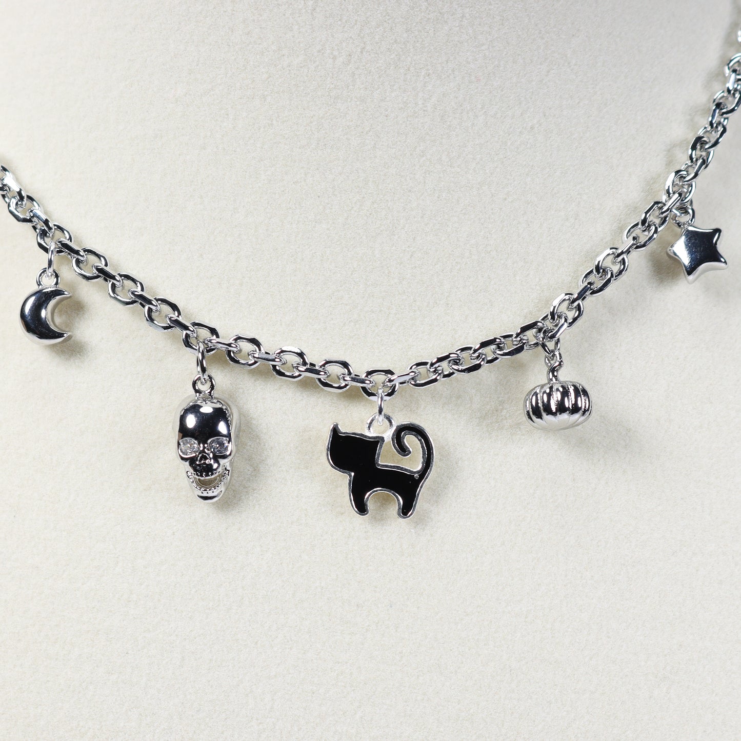 Silver Charm Necklace No 12