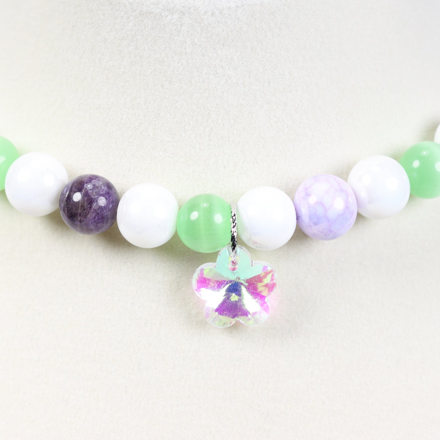 Catseye & Amethyst Necklace