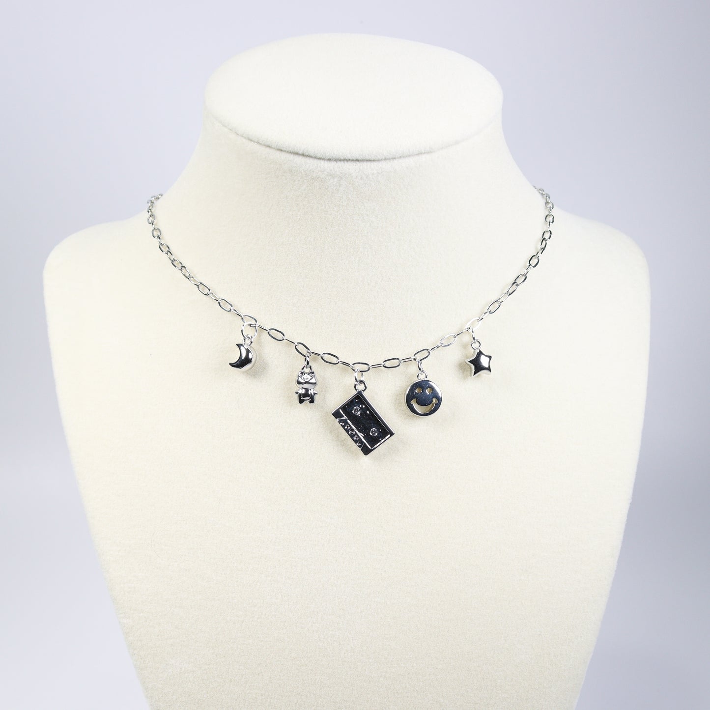Silver Charm Necklace No 1