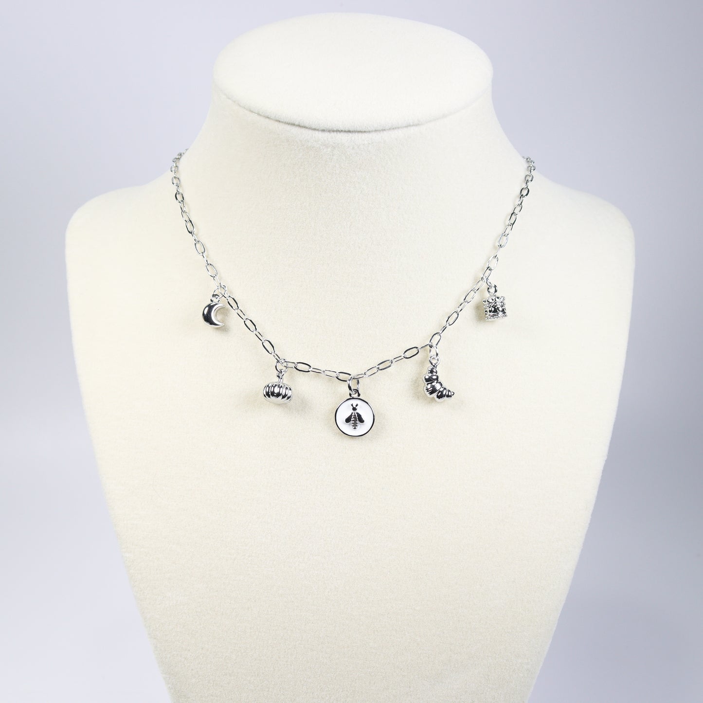 Silver Charm Necklace No 9