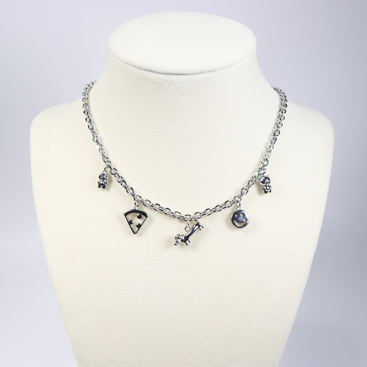 Silver Charm Necklace No 18