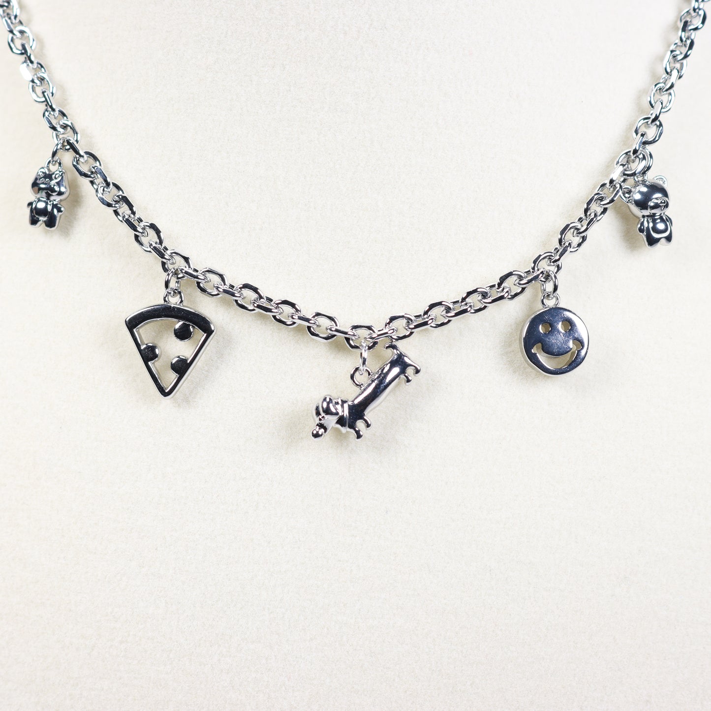 Silver Charm Necklace No 18
