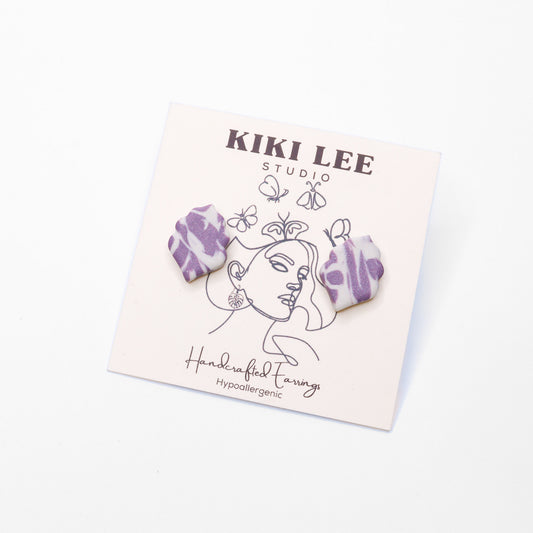 Purple & Pearl Studs *Choose your style*