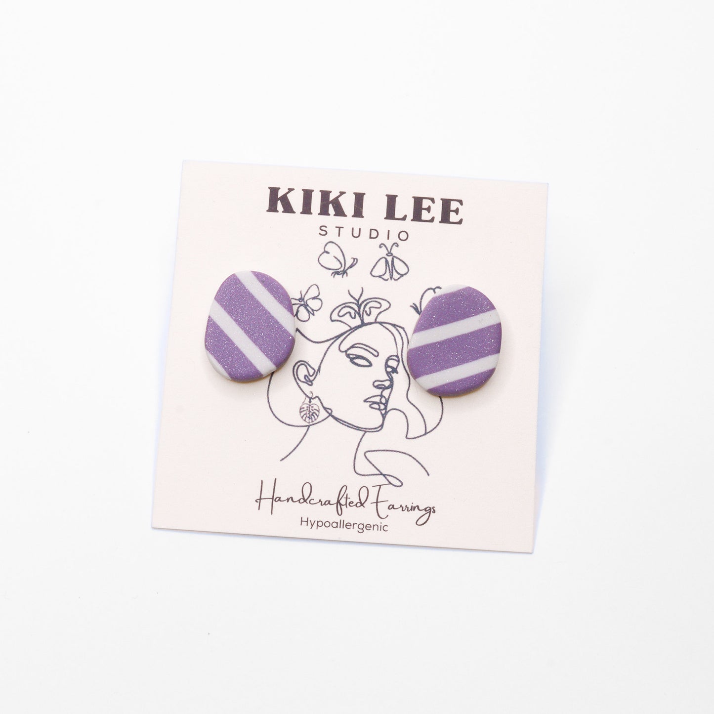 Purple & Pearl Studs *Choose your style*