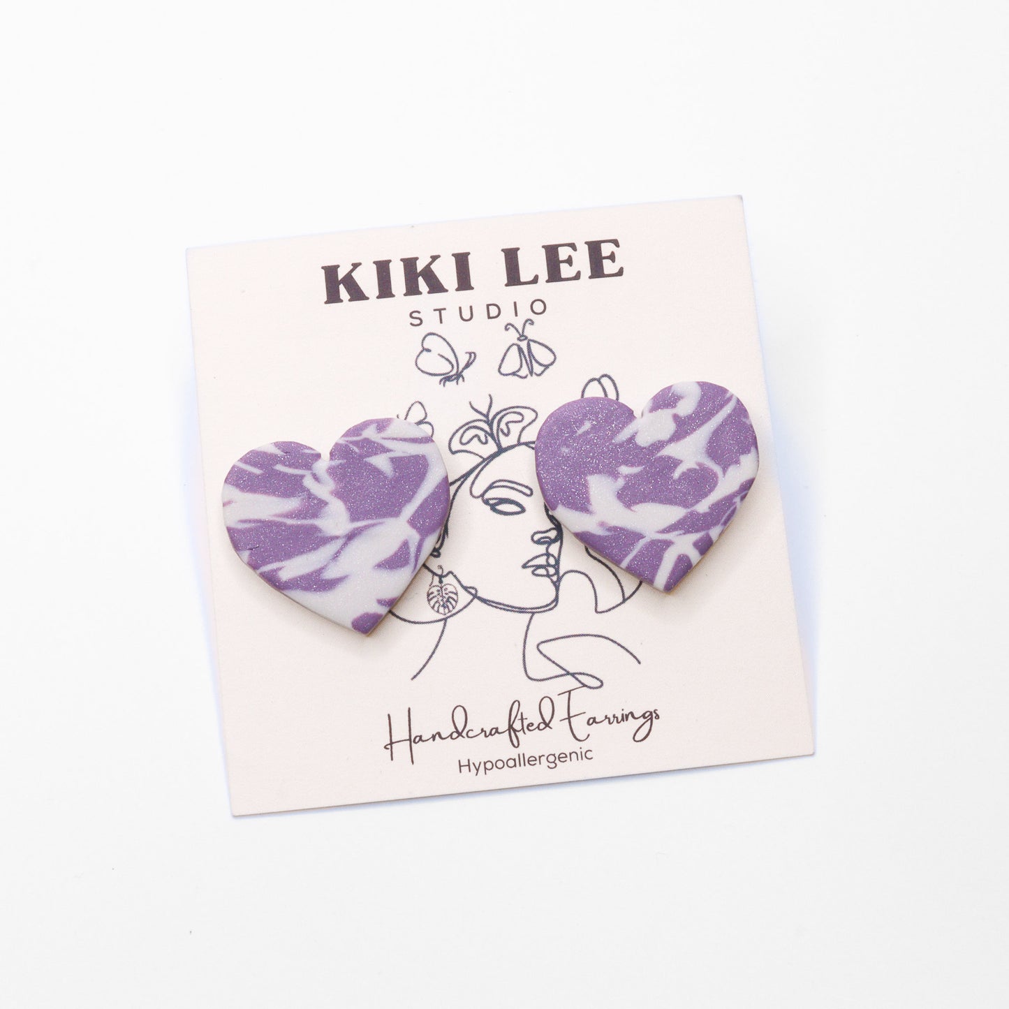 Purple & Pearl Studs *Choose your style*