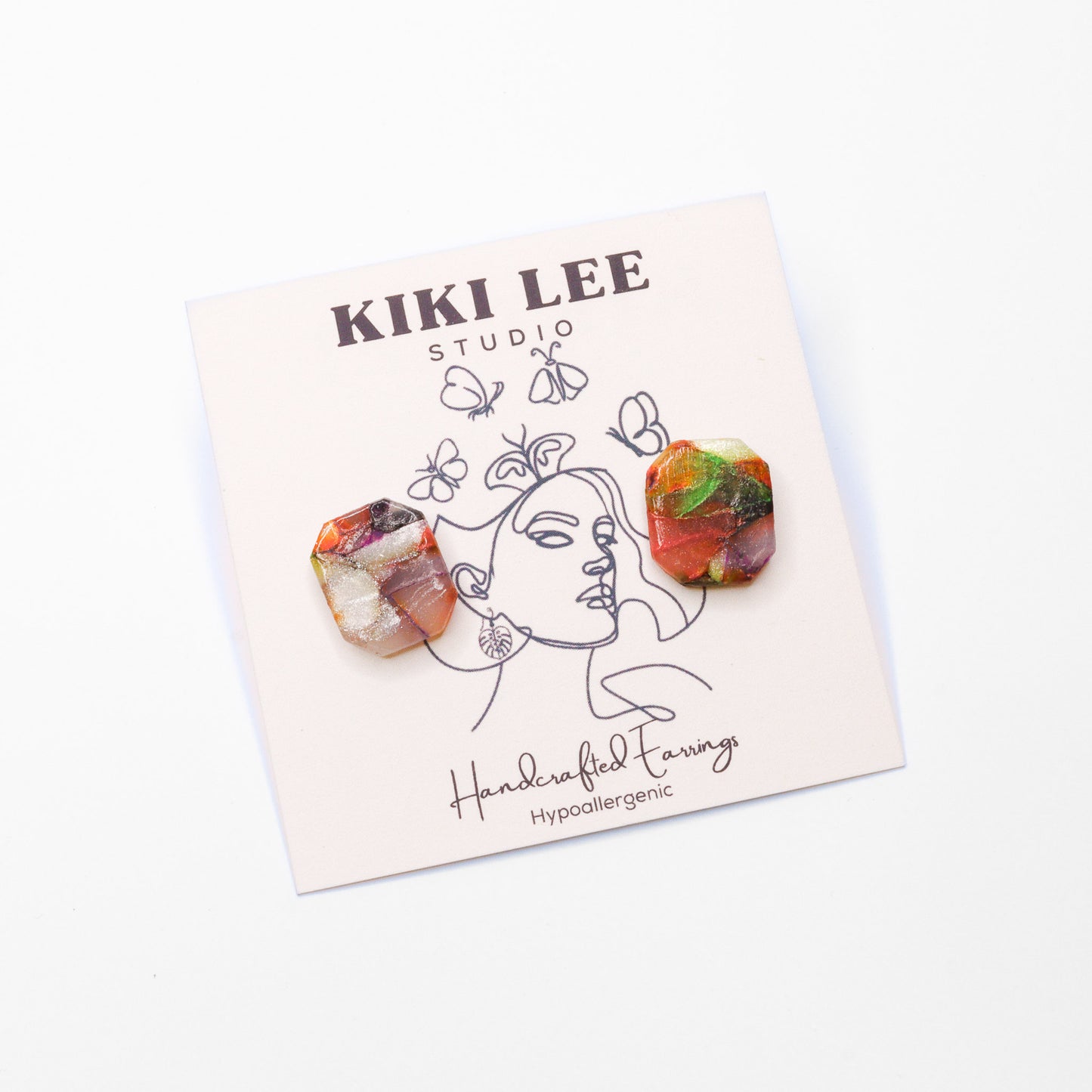 Halloween Marble Studs *Choose your Style*