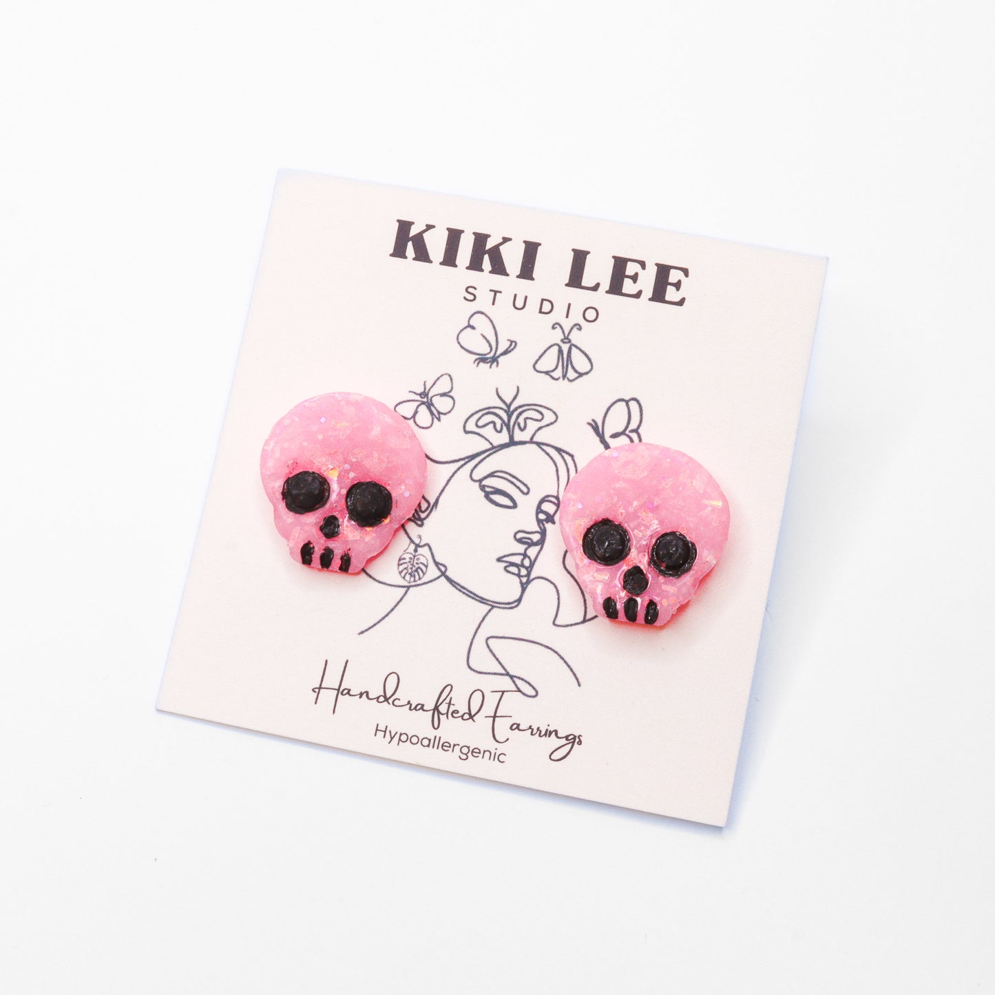 Benny Studs - Pink Opal