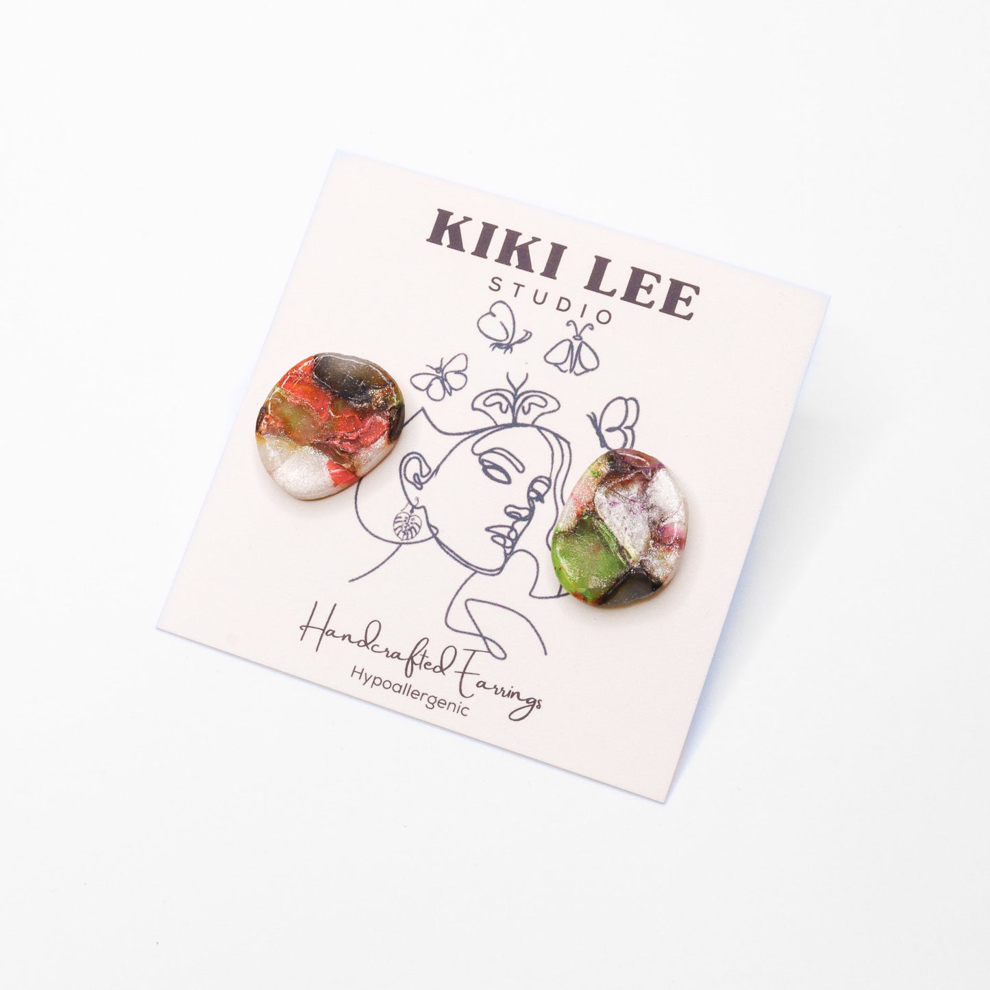Halloween Marble Studs *Choose your Style*