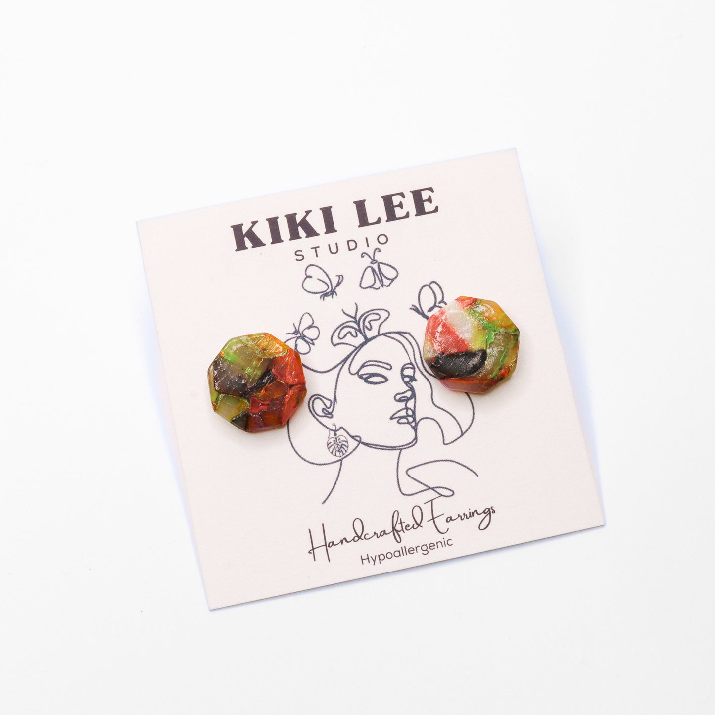 Halloween Marble Studs *Choose your Style*