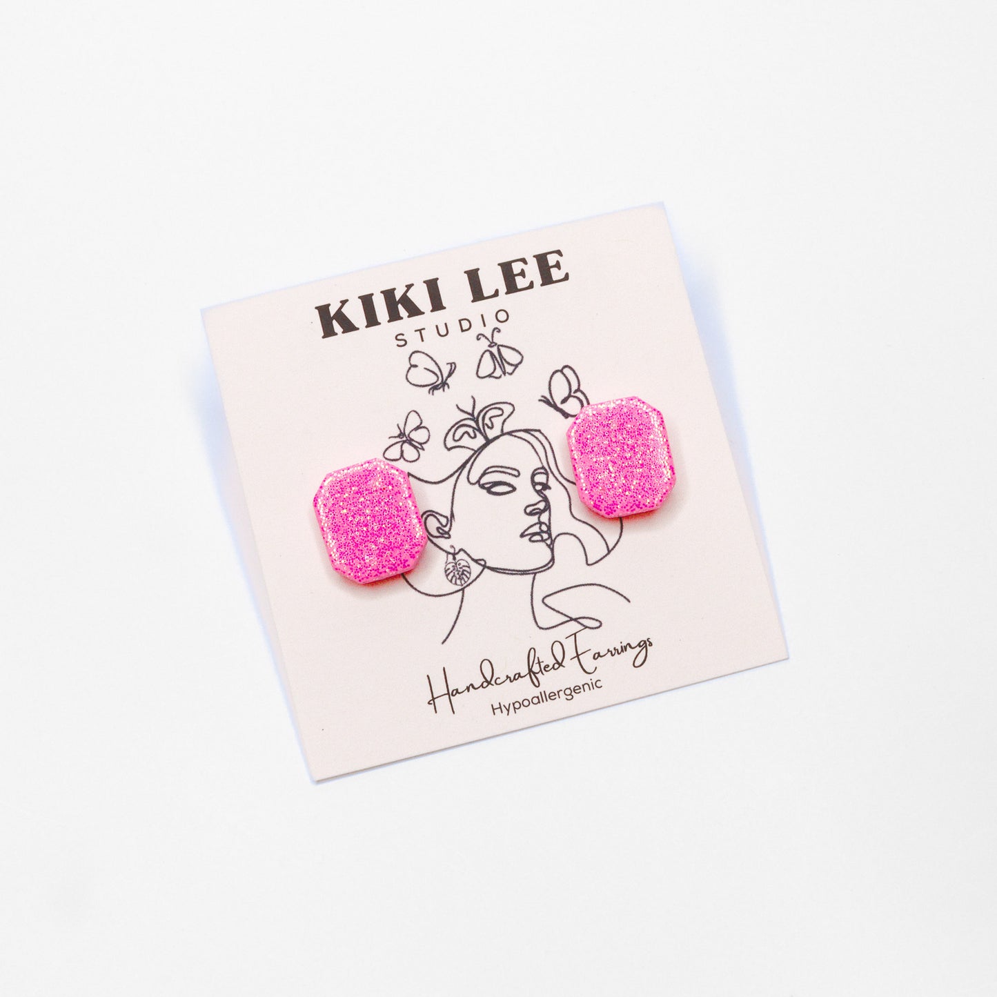Disco Valentine Studs *Choose your Style & Color*