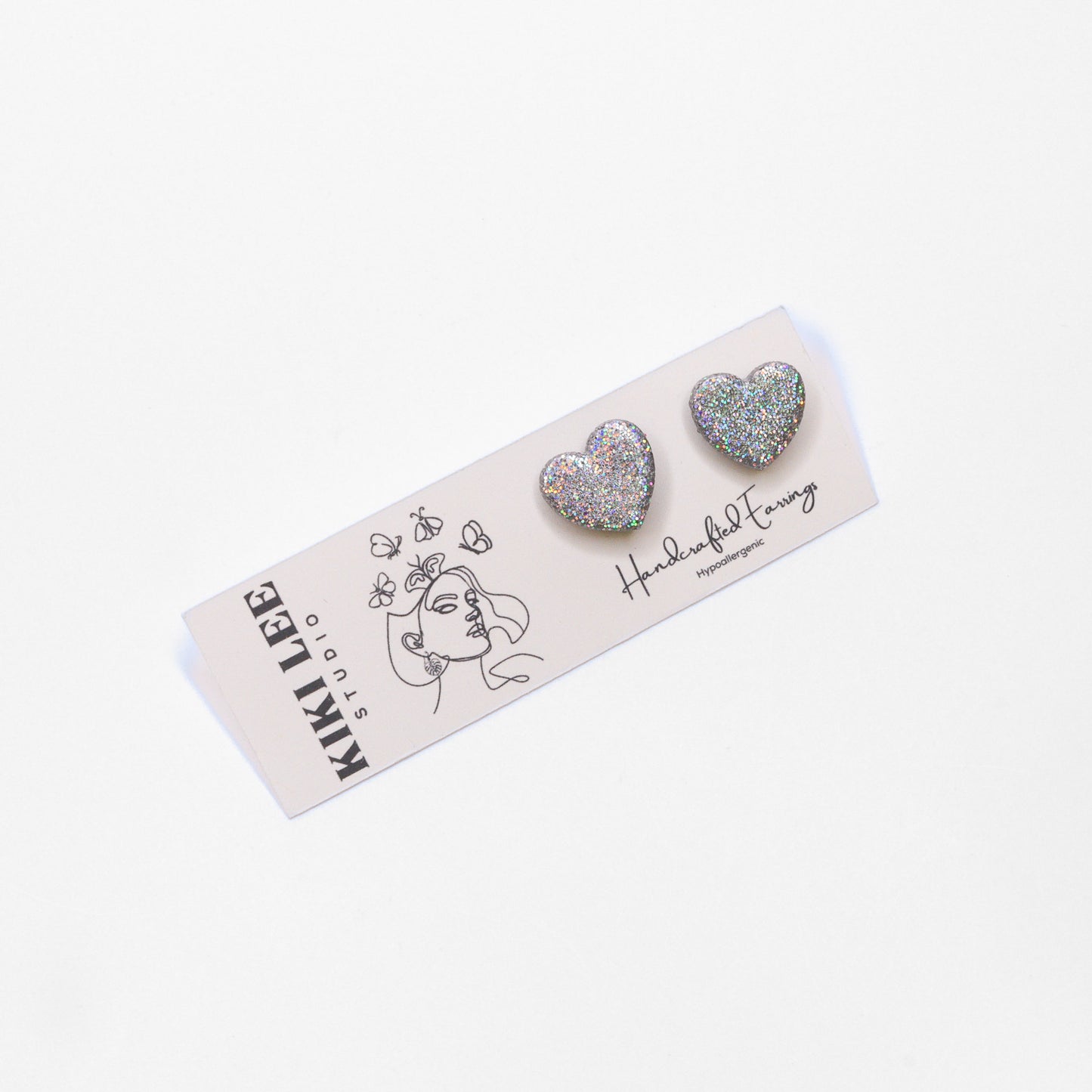 Disco Valentine Studs *Choose your Style & Color*