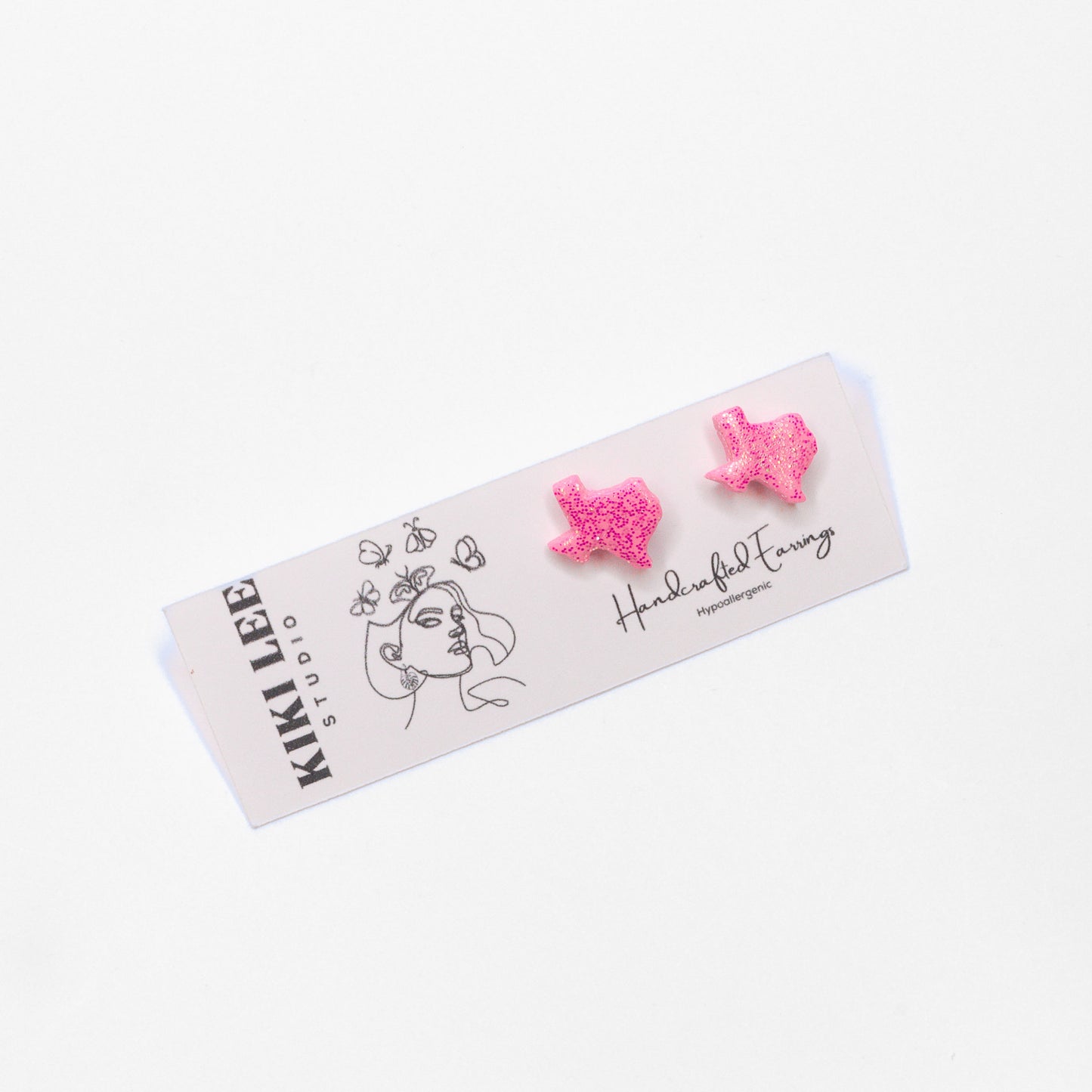 Disco Valentine Studs *Choose your Style & Color*
