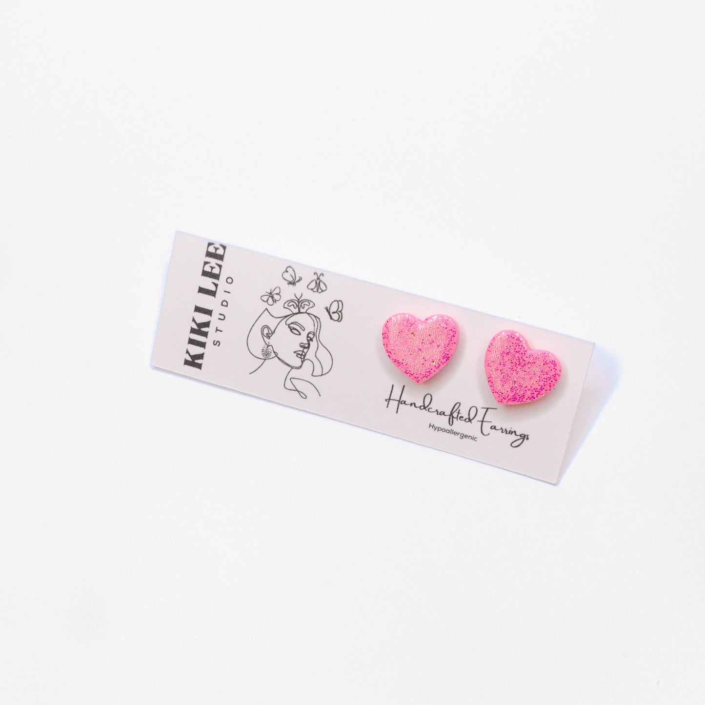 Disco Valentine Studs - Choose your Style & Color