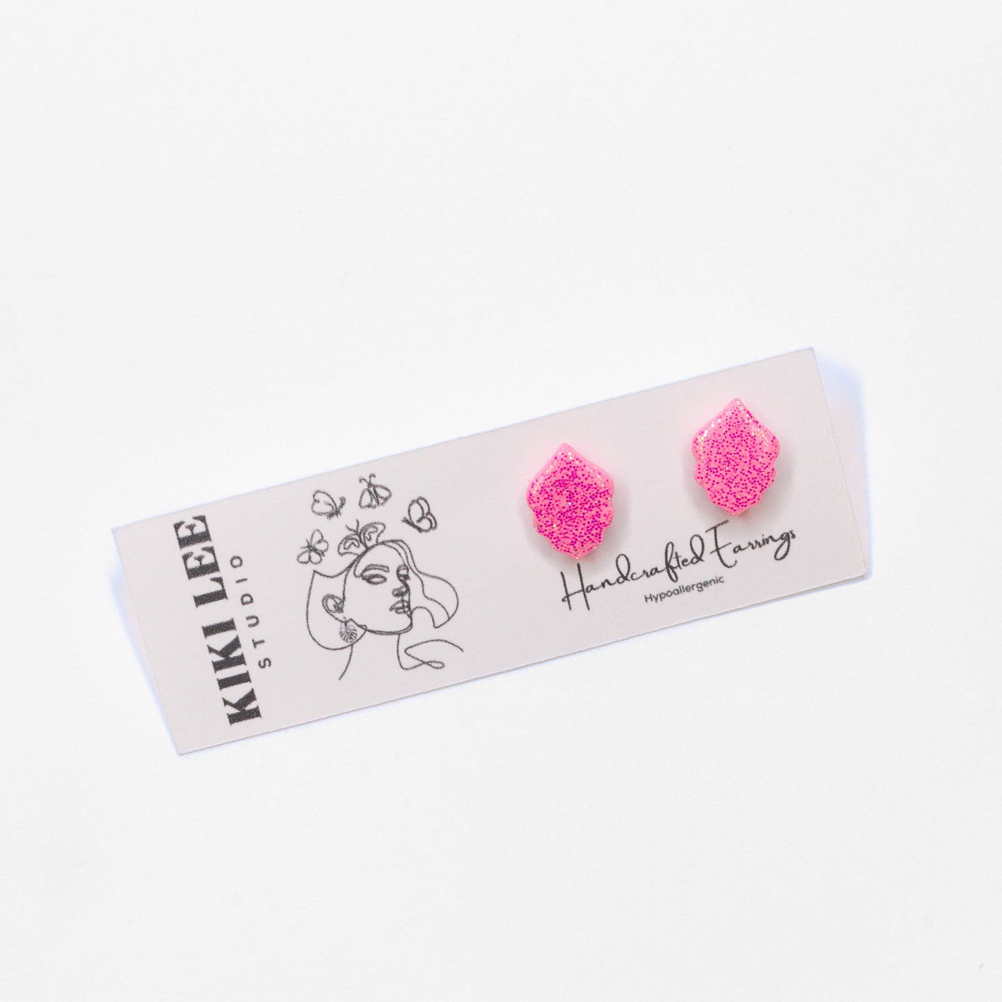 Disco Valentine Studs *Choose your Style & Color*