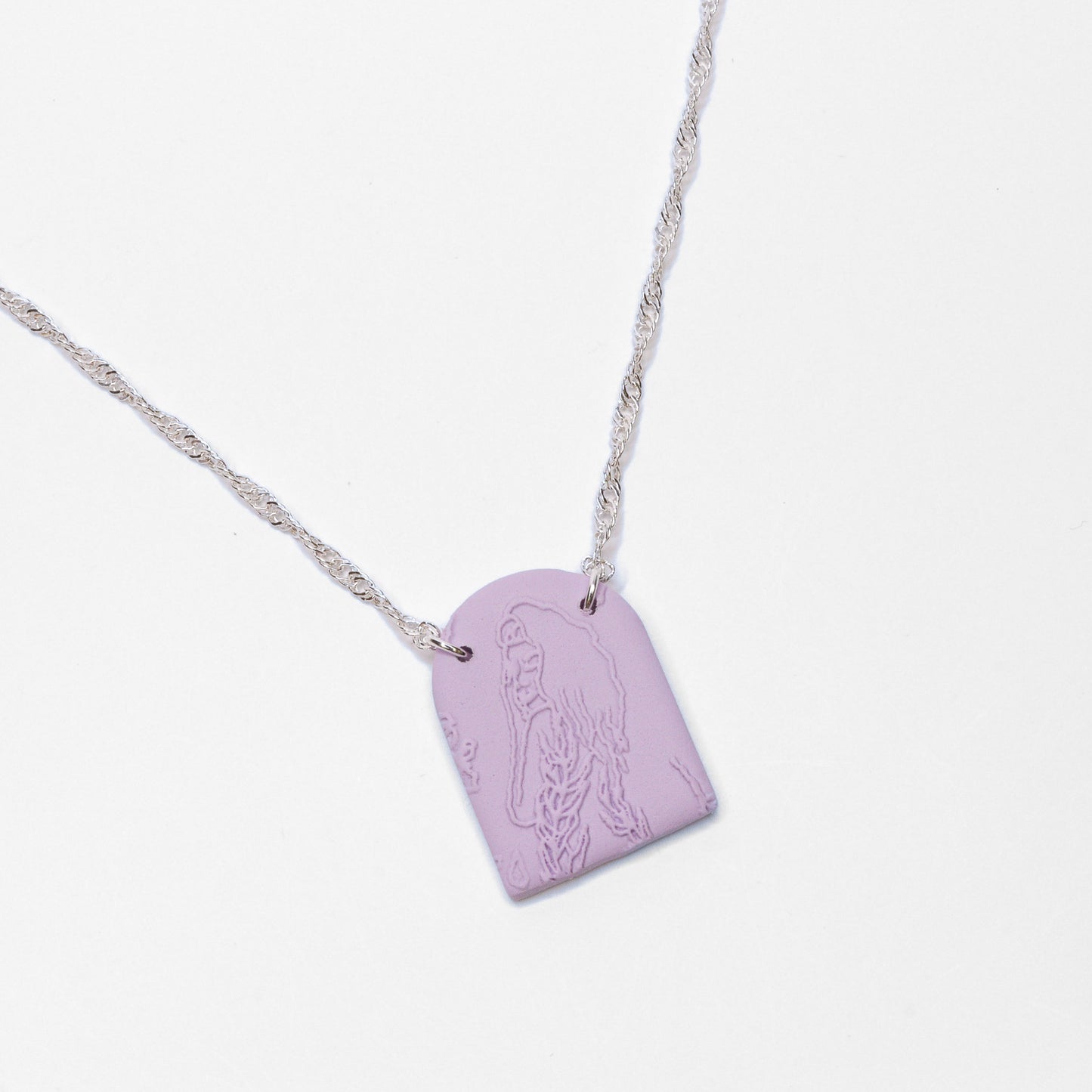 Arla Line Art Necklace *Choose Your Color*