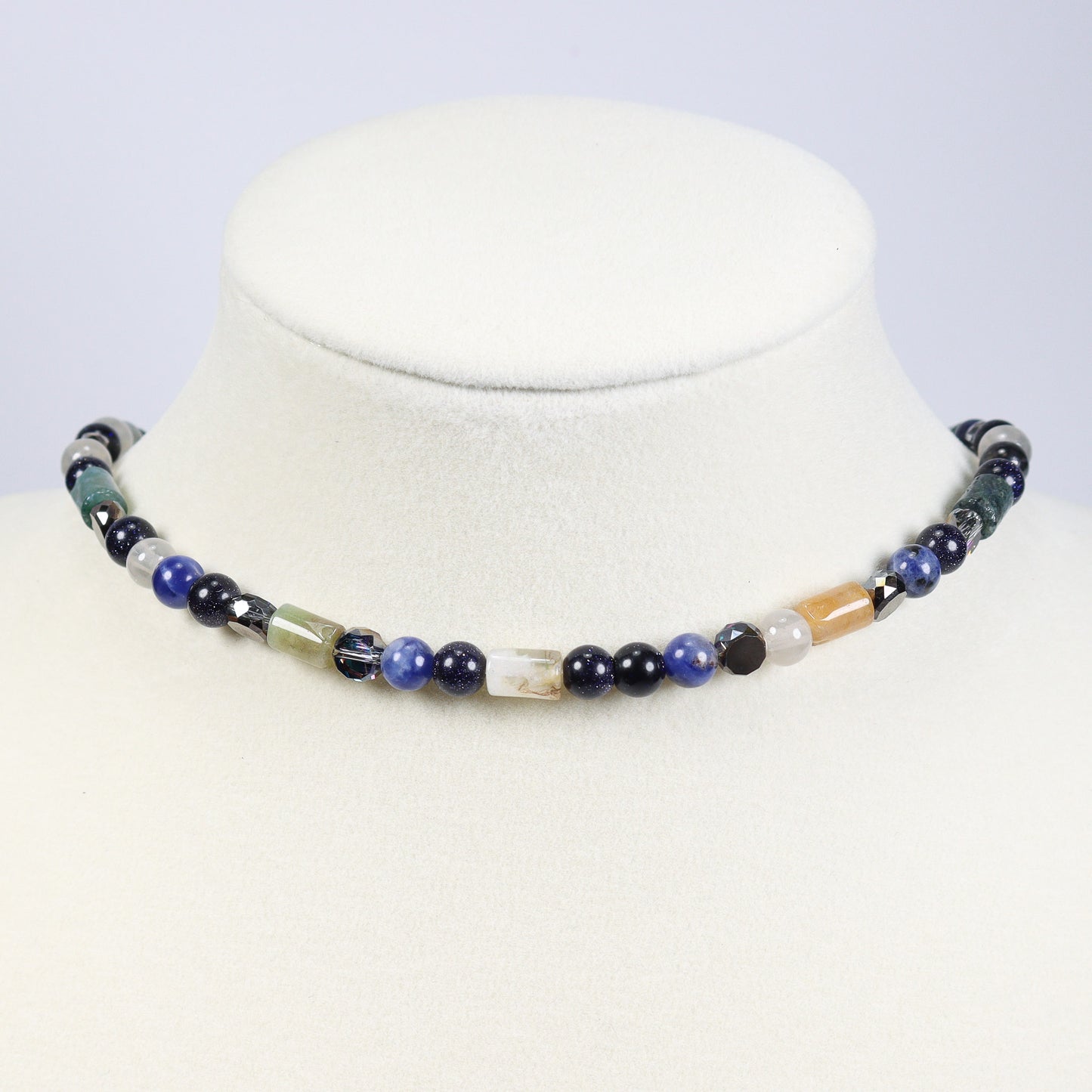 Sandstone, Soladite, and Jasper Necklace