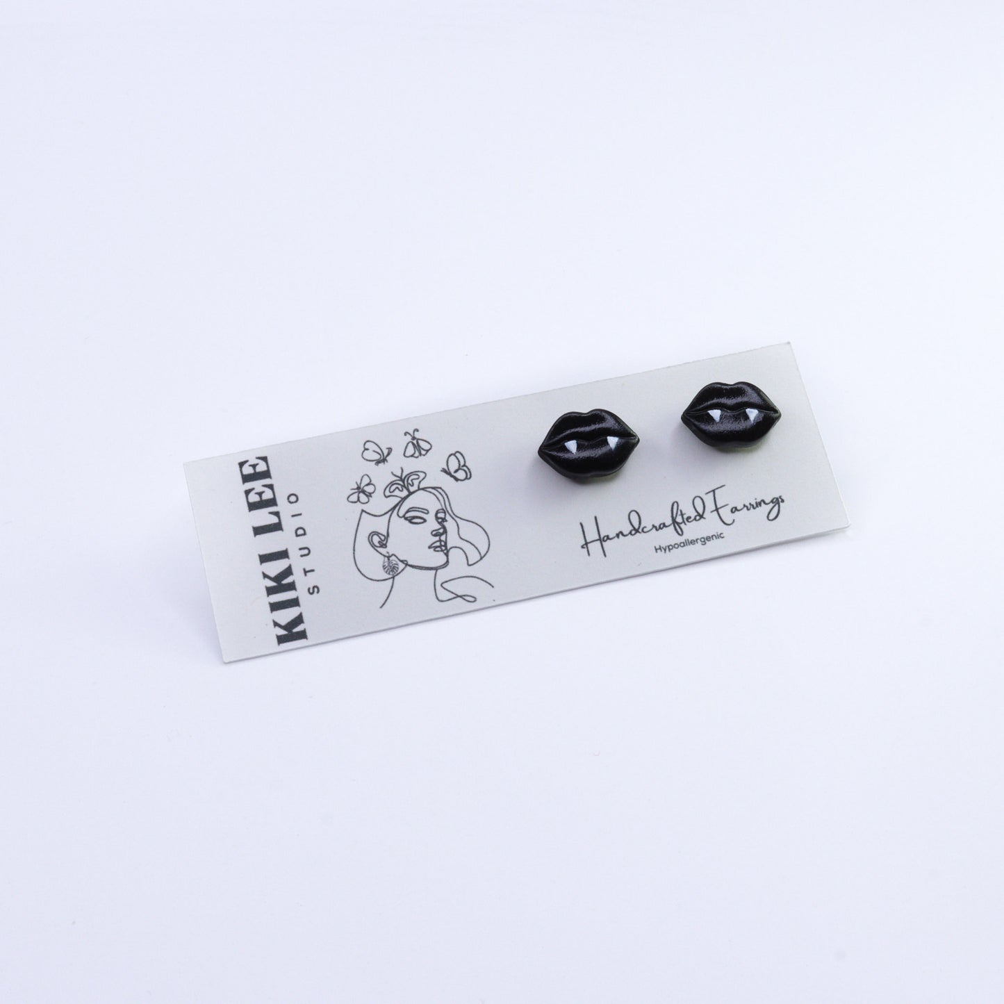 Vampy Pout Studs *Choose Your Color*