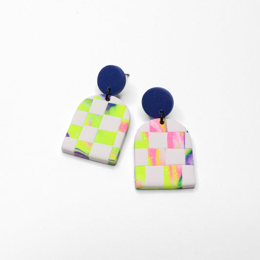 Tara - Electric Cosmos Checkered