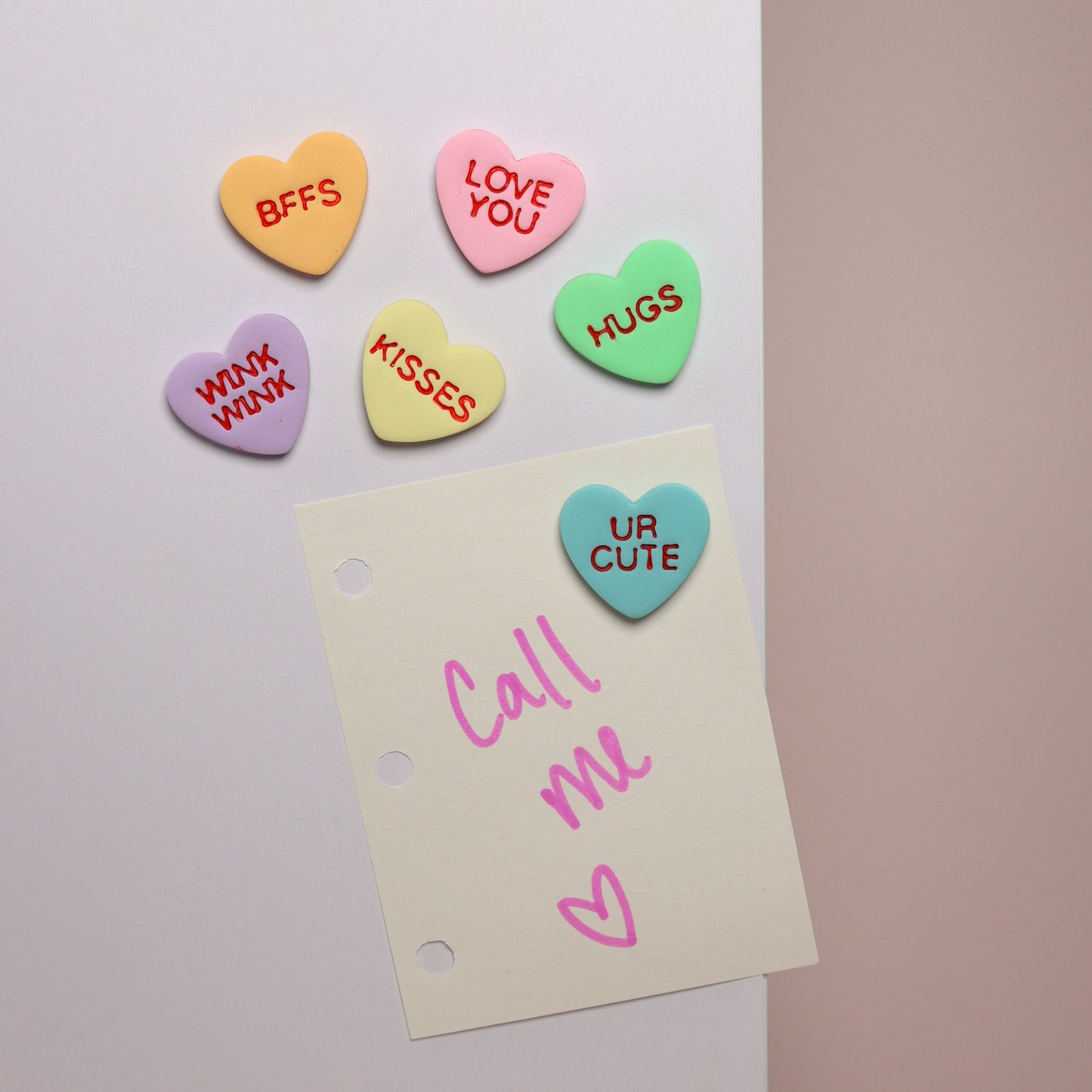 Conversation Hearts Magnet Set