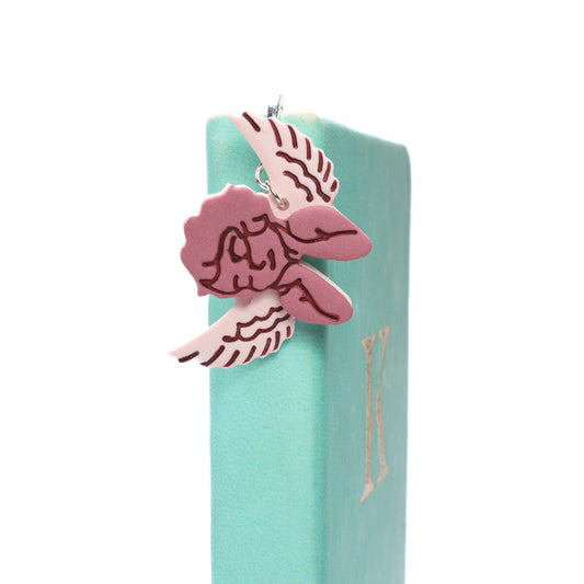 Cherub Bookmark - Mauve