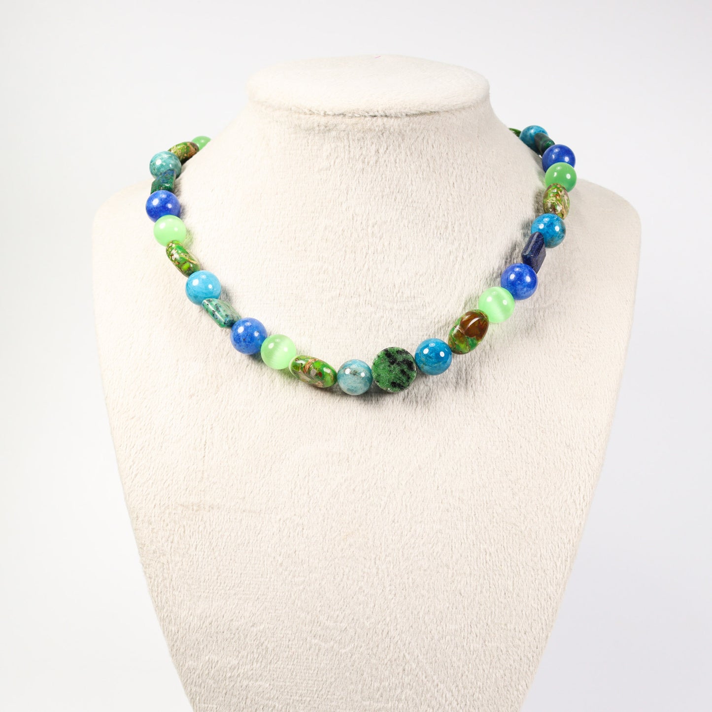 Imperial Jasper & Chrysocolla Necklace