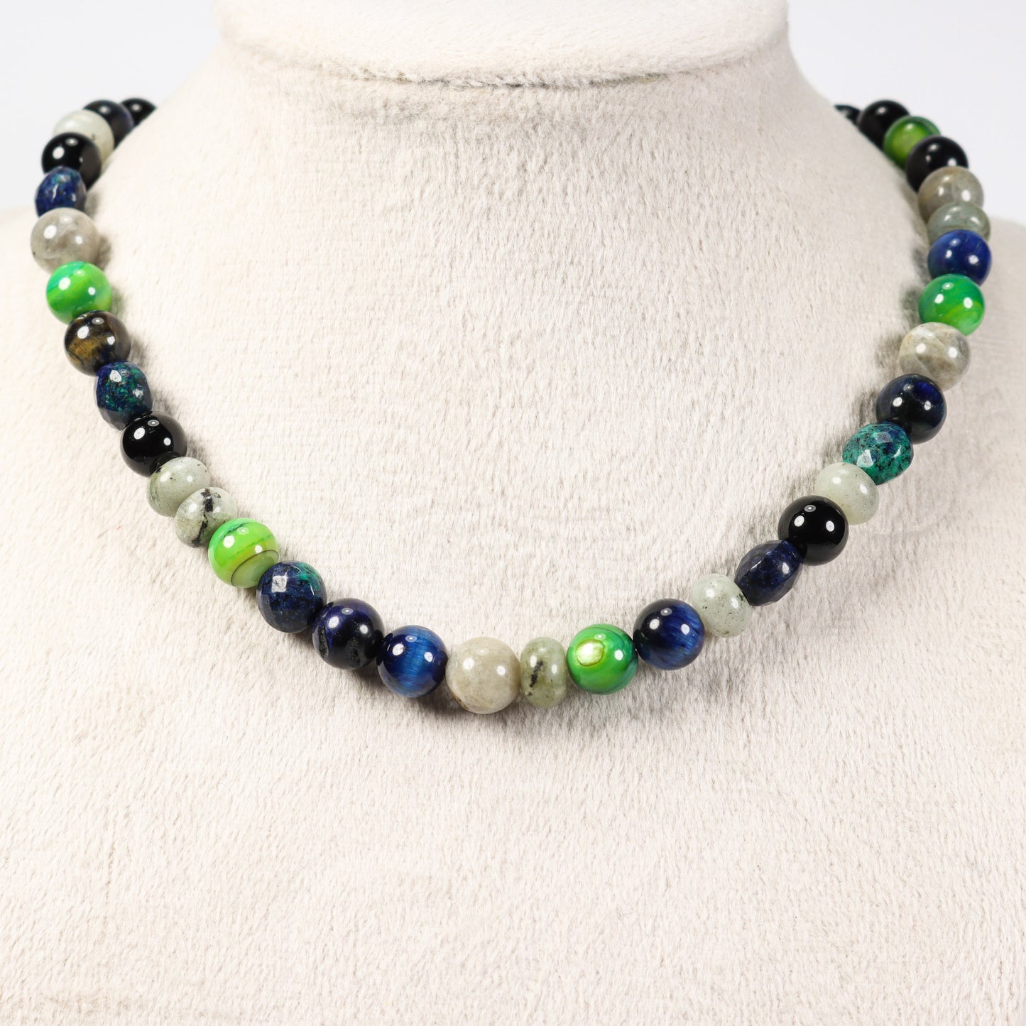 Labradorite & Chrysocolla Necklace