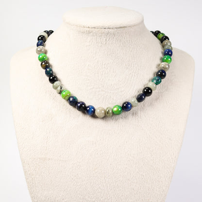 Labradorite & Chrysocolla Necklace