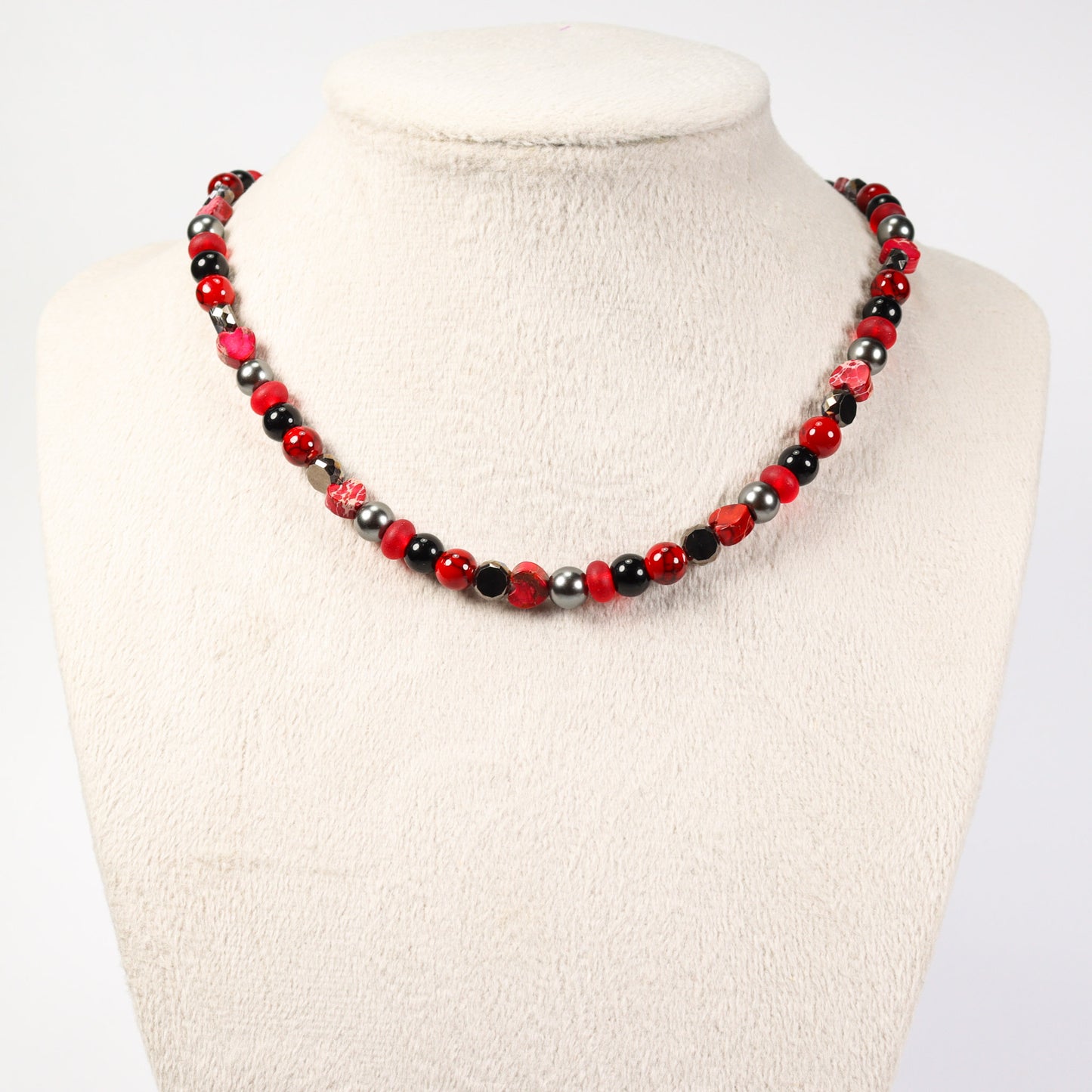 Imperial Jasper & Quartz Necklace