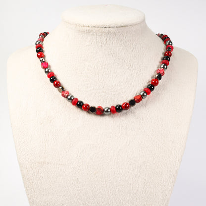 Imperial Jasper & Quartz Necklace