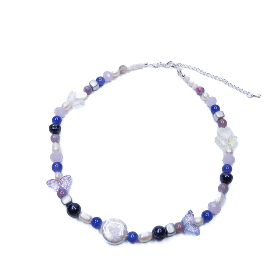 Amethyst & Pearl Necklace