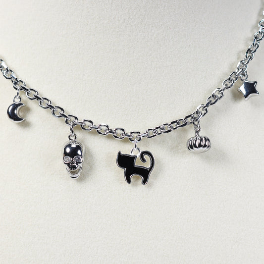 Silver Charm Necklace No 12
