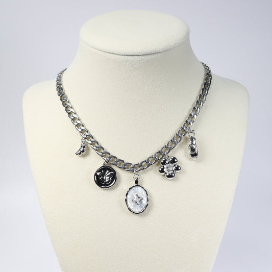 Silver Charm Necklace No 15