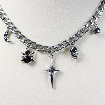 Silver Charm Necklace No 11