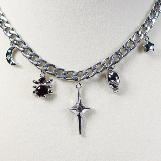 Silver Charm Necklace No 11
