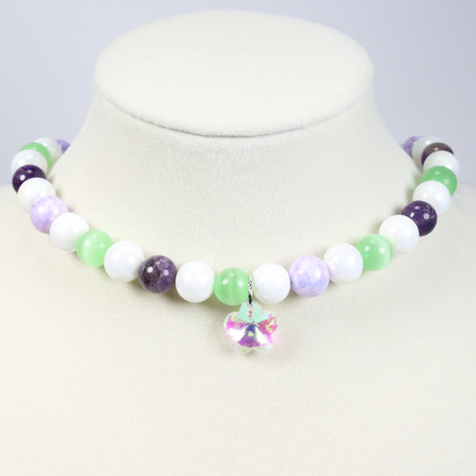 Catseye & Amethyst Necklace