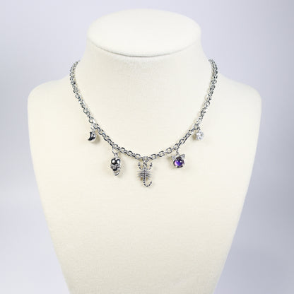 Silver Charm Necklace No 13