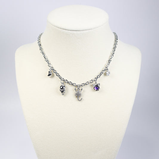 Silver Charm Necklace No 13