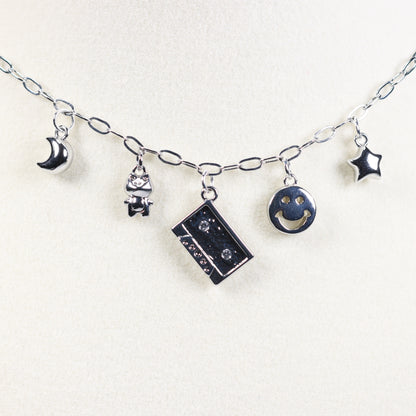 Silver Charm Necklace No 1