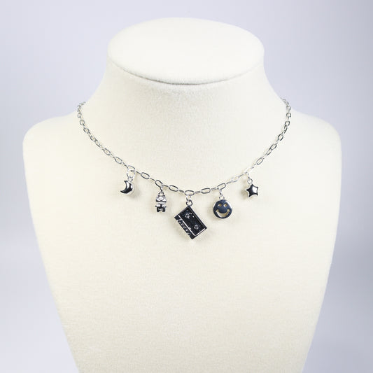 Silver Charm Necklace No 1