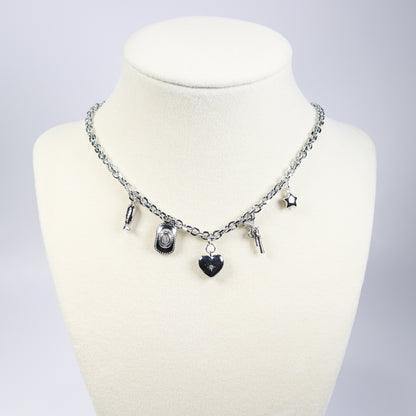 Silver Charm Necklace No 7