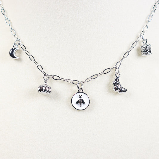 Silver Charm Necklace No 9