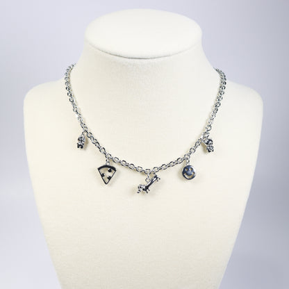 Silver Charm Necklace No 18