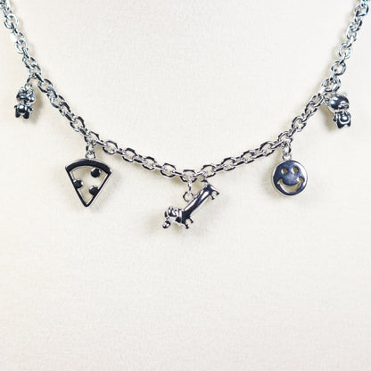 Silver Charm Necklace No 18
