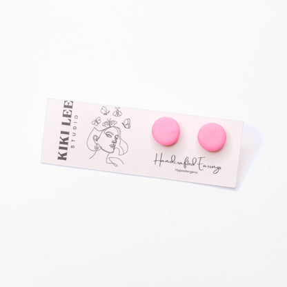 Pink Pearl Studs - Choose Your Style
