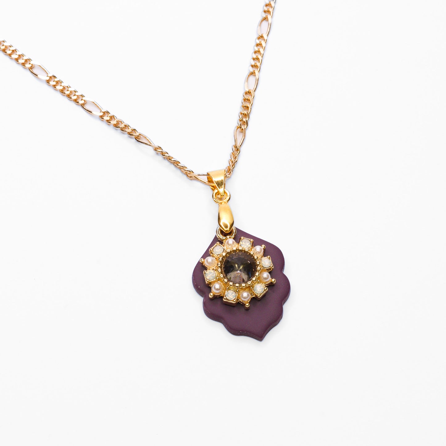 Willow Necklace - Plum