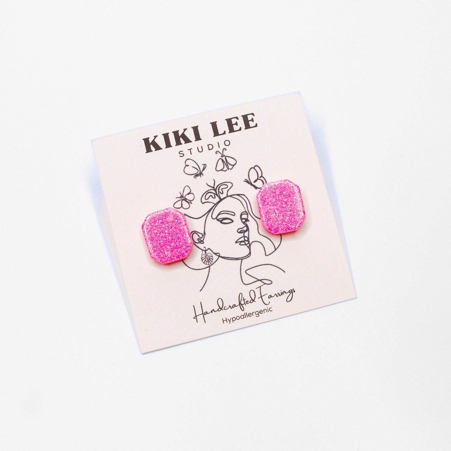 Disco Valentine Studs - Choose your Style & Color