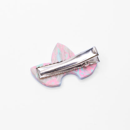 Florence Hair Clip - Pink & Mint Swirl